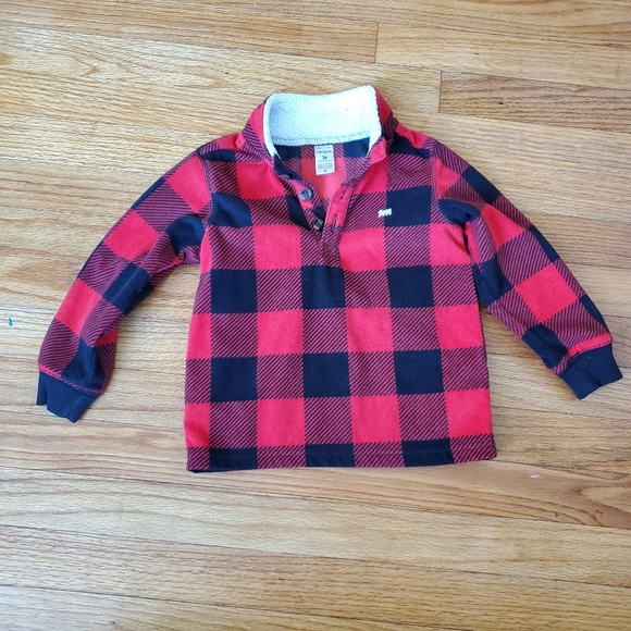 Carter's Other - 3T Toddler Boy's Pull Over Collard Fleece Jacket